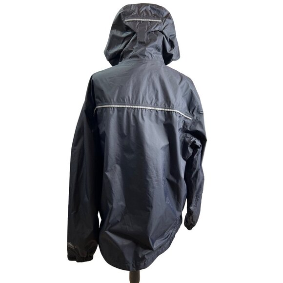 Columbia Mens Watertight Waterproof Rain Jacket Graphite Gray Hooded Lightweight - Picture 9 of 16